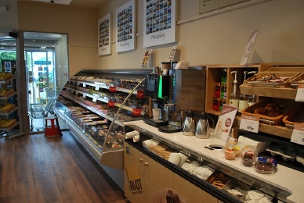 Centra Portaferry Higgins Refrigeration Coffee area.JPG